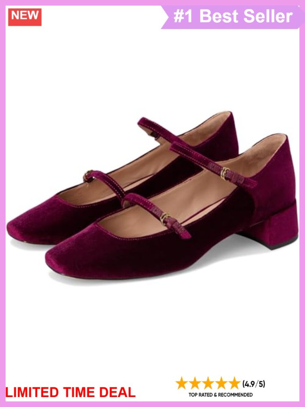 Cole Haan Paxton Mary Jane Pump Leather High Heel